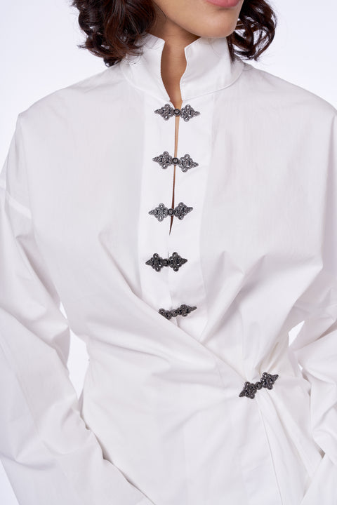 Knot Asymmetric Shirt