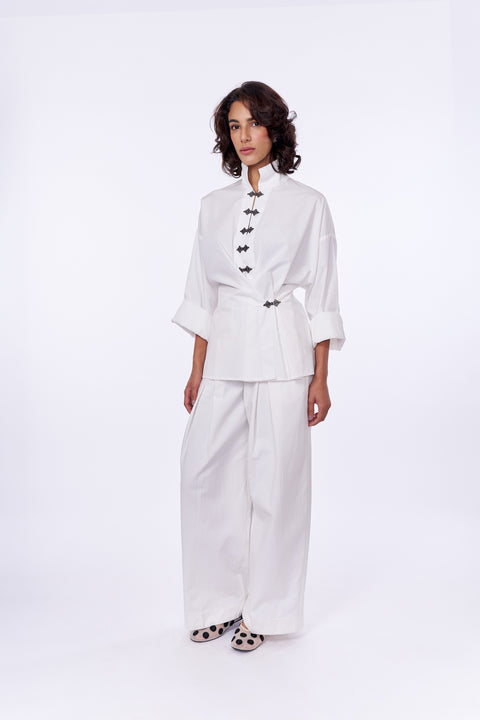 Knot Asymmetric Shirt